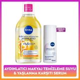 Nivea Yaşlanma Karşıtı ve Aydınlatıcı Cilt Bakım Seti,cilt Serumu 15ML ve Micellar Makyaj Temizleme Suyu