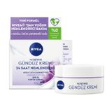 NIVEA Yatıştırıcı Gündüz Yüz Bakım Kremi 50 ml, Nemlendirici, SPF15 Güneş Koruması, Hassas Ciltler