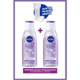 Nivea Yatıştırıcı Micellar Makyaj Temizleme Suyu 200ML, Yüz Göz Dudak, Hassas Cilt, Pamuk Hediye, X2ADET
