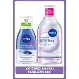 NIVEA Yatıştırıcı Micellar Makyaj Temizleme Suyu ve Göz Makyaj Temizleyici, Hassas Cilt, Suya Dayanıklı