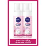 NIVEA Yatıştırıcı Yüz Temizleme Köpüğü, Badem Yağı, Kuru Ciltler için, 150 ml, 2'li Paket