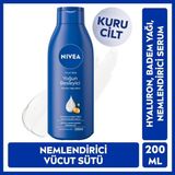 Nivea Yoğun Besleyici Nemlendirici Vücut Sütü 200 ml Kuru Ciltler İçin Hızla Emilen Formül