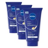 NIVEA Yoğun Nemlendirici El Kremi 75ml, Doğal Badem Yağı ve Shea Yağı Özleri, 24 Saat Besleyici Bakım, Yoğun Nemlendirme, Kuru Ciltler İçin (3 paketi)