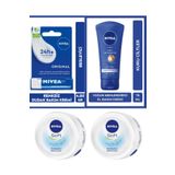 NIVEA Yoğun Nemlendirici El Kremi 75ml, Original Dudak Kremi, Nemlendirici Soft Bakım Kremi 50ml x2