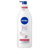 NIVEA Yoğun Nemlendirici Repair & Care Vücut Losyonu 400ml, 72 Saat Nemlendirime, Kaşıntılı ve Hassas Ciltlere Özel, Onarıcı, Gliserin,Pro Vitamin B5,Niasinamid,Kuru Ciltler