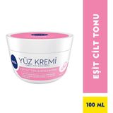 Nivea Yüz Bakım Kremi Tüm Cilt Tipleri İçin İnci Özlü Su Bazlı Yağsız Ton Eşitleyici Yüz Bakım Kremi 100 ml