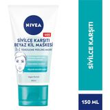 Nivea Yüz Maskesi - Tüm Cilt Tipleri İçin Sivilce Önleyici, Doğal Manolya Özlü Derin Temizlik ve Arındırma, 150 ml