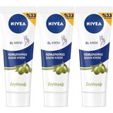 Nivea Zeytinyağı Nemlendirici El Kremi 100 ml X3 Yoğun Nemlendirme Özelliği ile