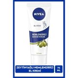 Nıvea Zeytinyağlı Nemlendirici El Bakım Kremi 75Ml, Yağlı Ve Yapışkan His Bırakmaz, Yumuşak Cilt Hiss