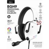 Nivego BGH9 Pro++ RGB Oyuncu Kulaklığı Mikrofonlu | USB-A & Type-C Uyumlu Gaming Headset | 40mm Sürücü, 2m Kablo, PC PS4 PS5 Uyumlu