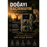 Nivego Nvg 1080P Full HD Yaban Hayatı Kamerası IP66 Su Geçirmez Fotokapan 16MP Gece Görüşlü Hareket Sensörlü Av Kamera 2.0" LCD 0.8 Sn Tetikleme 32GB TF Kart Destekli