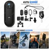 Nivego Nvg Mini Aksiyon Kamera Video Kaydedici 1080P Full Hd Wifi Klipsli Giyilebilir Taşınabilir Vücut Kamera - Siyah