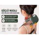 Nivego Premium Kablosuz Boyun Masaj Aleti – Isıtmalı Derin Yoğurma Masajı, Taşınabilir Masaj Cihazı Gerçek El Hissi