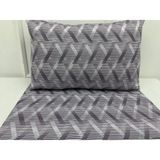 Nivemes Home Nivemeshome Mor Çizgili Desen 2 Li Yastık Kılıfı Kapaklı 50 x 70 - 50X70