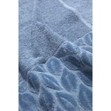 Nivemeshome 249 Hazal Mavi Jakarlı Havlu Nurpak - 50 x 90 cm