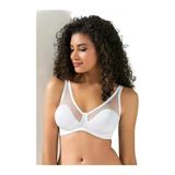 Nivemeshome 9200-C Tül Kaplı Soft C Cup Sütyen Beyaz Bdn:90 Le Jardin