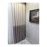 Nivemeshome Arsuz Ft614288 V-5202 Vizon 1/3 Sık Pileli Fon Perde Apm (İthal Kumaş Versiyon) Vizon 80 X 250