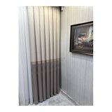 Nivemeshome Arsuz Ft614288 V-5202 Vizon 1/3 Sık Pileli Fon Perde Apm (İthal Kumaş Versiyon) Vizon 90 X 250