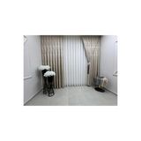 Nivemeshome Bade V_5206 1/3 Sık Pileli Fon Perde Apm (İthal Kumaş Versiyon) Krem 100 X 280