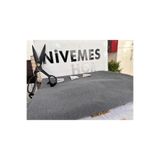 Nivemeshome Branda Balkon Perdesi Kornişli Ve Bağcıklı Fon Perde,Koyu Gri 90 X 100