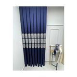 Nivemeshome Çakı Fj672069 V-530 Lacivert 1/3 Sık Pileli Fon Perde Apm (Premium Kumaş Versiyon) Lacivert 120 X 260
