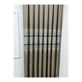 Nivemeshome Çakı Fj672069 V-5327 Toprak 1/3 Sık Pileli Fon Perde Apm (İthal Kumaş Versiyon) Toprak 100 X 260