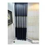 Nivemeshome Defne Siyah Ft614166 V-902 1/3 Sık Pileli Fon Perde Apm (Yeni Kumaş Versiyon) Siyah 80 X 270
