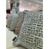 Nivemeshome Elyaf Dolgulu Kırlent 45X45 Lisa 04 Gri