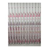 Nivemeshome Hyl00009.801 Krdt204096 Prenses Çocuk Odası 1/2.5 Pile Tül Perde Apm, Pembe, 150 X 280