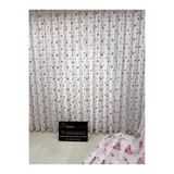 Nivemeshome Hyl00009.801 Prd55293 Gemi Çapalı Desenli Çocuk Odası 1/2.5 Pile Tül Perde Apm (İthal Kumaş Versiyon) 200 X 260