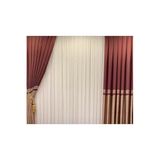 Nivemeshome Kuba Pano Fon Perde (İthal Kumaş Versiyon) Bordo 100 X 250