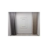 Nivemeshome Nevra Toprak V-5309 1/3 Sık Pile Fon Perde Apm,Toprak 100 X 260