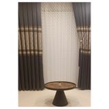 Nivemeshome Nivemeshome Abant Fır0914 V-2531 Antrasit 1/3 Sık Pileli Fon Perde Apm (İthal Kumaş Versiyon) Antrasit 30 X 260