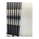 Nivemeshome Nivemeshome Amasra Ft614164 V-902 Siyah 1/3 Sık Pileli Fon Perde Apm (Yeni Kumaş Versiyon) Siyah 100 X 260