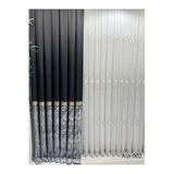 Nivemeshome Nivemeshome Ata Ft614168 V-902 Siyah 1/3 Sık Pileli Fon Perde Apm (Premium Kumaş Versiyon) Siyah 90 X 270