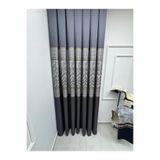 Nivemeshome Nivemeshome Avşa Desen:632349 2504 Antrasit 1/3 Sık Pile Fon Perde Apm (Yeni Kumaş Versiyon) Antrasit 80 X 280