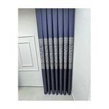 Nivemeshome Nivemeshome Avşa Desen:632349 502 1/3 Sık Pile Fon Perde Apm,Lacivert 100 X 280