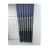 Nivemeshome Nivemeshome Avşa Desen:632349 502 1/3 Sık Pile Fon Perde Apm,Lacivert 90 X 250