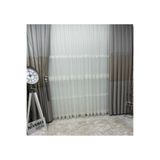 Nivemeshome Nivemeshome Betti 1/3 Sık Pile Fon Perde Apm (İthal Kumaş Versiyon) Gri 90 X 260