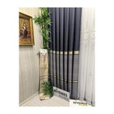 Nivemeshome Nivemeshome Deniz Ft614177 V-502 Lacivert 1/3 Sık Pileli Fon Perde Apm (Yeni Kumaş Versiyon) Lacivert 80 X 250