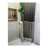 Nivemeshome Nivemeshome Deniz Ft614177 V-5302 Toprak 1/3 Sık Pileli Fon Perde Apm (İthal Kumaş Versiyon) Toprak 100 X 270