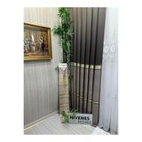 Nivemeshome Nivemeshome Deniz Ft614177 V-5302 Toprak 1/3 Sık Pileli Fon Perde Apm (İthal Kumaş Versiyon) Toprak 50 X 250