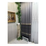 Nivemeshome Nivemeshome Deniz Ft614177 V-5403 Gümüş 1/3 Sık Pileli Fon Perde Apm (İthal Kumaş Versiyon) Gümüş 50 X 270