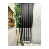 Nivemeshome Nivemeshome Deniz Ft614177 V-902 Siyah 1/3 Sık Pileli Fon Perde Apm (İthal Kumaş Versiyon) Siyah 90 X 270