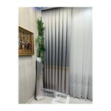 Nivemeshome Nivemeshome Didim Ft671537 V-2001 Gri 1/3 Sık Pileli Fon Perde Apm (Premium Kumaş Versiyon) Gri 90 X 255