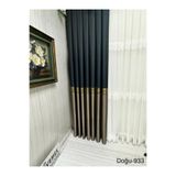 Nivemeshome Nivemeshome Doğu Zümrüt Yeşili - Gold Ft671536 V-933 1/3 Sık Pileli Fon Perde Apm (İthal Kumaş Versiyon) Zümrüt Yeşili 70 X 250