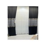 Nivemeshome Nivemeshome Fj631749 V-924 Arora 1/3 Sık Pileli Fon Perde Apm,Siyah 80 X 260