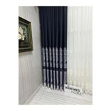 Nivemeshome Nivemeshome Gönen Siyah 671539 1/3 Sık Pileli Fon Perde Apm (Premium Kumaş Versiyon) Siyah 100 X 250