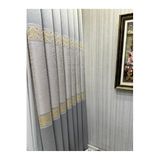 Nivemeshome Nivemeshome Likya Ft632120 V-2001 Gri 1/3 Sık Pileli Fon Perde Apm (İthal Kumaş Versiyon) Gri 100 X 250