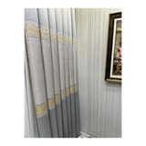 Nivemeshome Nivemeshome Likya Ft632120 V-2001 Gri 1/3 Sık Pileli Fon Perde Apm (İthal Kumaş Versiyon) Gri 50 X 270